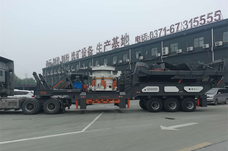 移動(dòng)破碎機，移動(dòng)大理巖破碎站