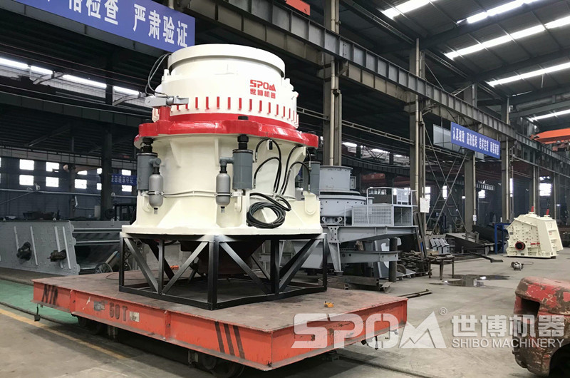 圓錐破碎機，中細碎花崗巖